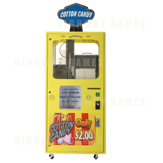 Cotton Candy Vending Machine - Front View