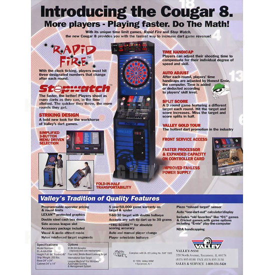 Cougar 8 - Brochure Back