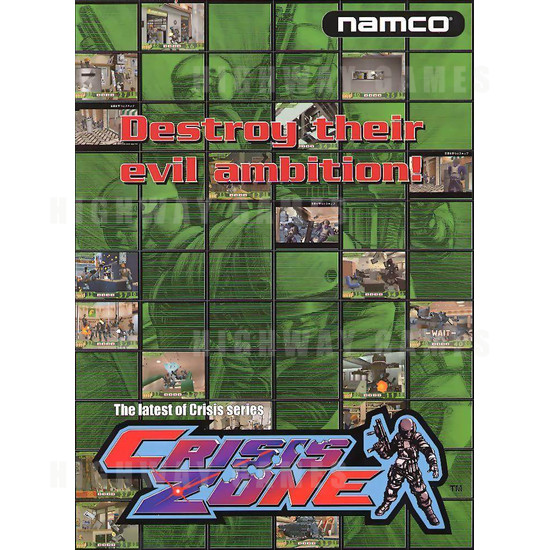 Crisis Zone DX (US Make) - Brochure Front