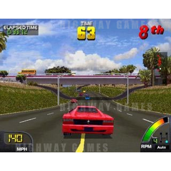 Cruis'n USA Arcade Machine - Screenshot