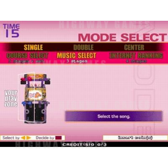 Dance Maniax 2nd Mix Arcade Machine - Screenshot