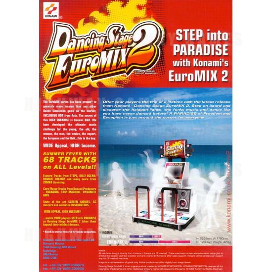 Dancing Stage EuroMix 2 - Brochure