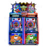 DC Superheroes 2 Player Ticket Pusher Machine - DC Superheroes Machine Front View