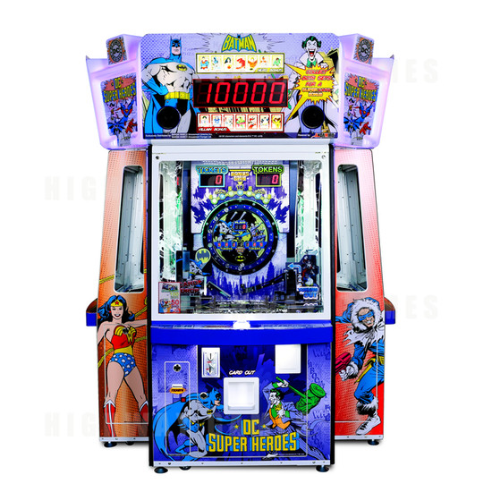 DC Superheroes 4 Player Ticket Pusher Machine - Batman design