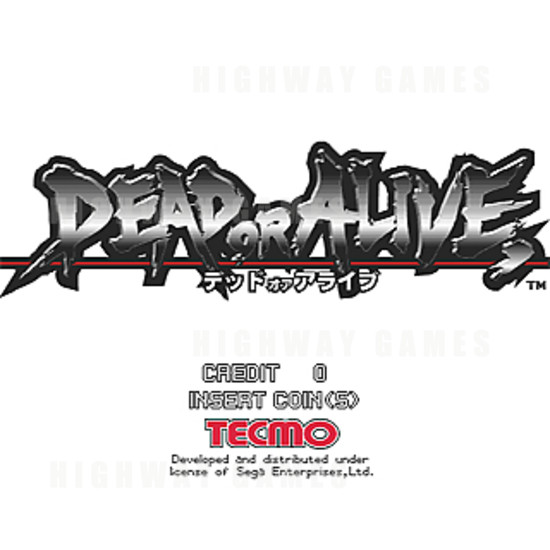 Dead or Alive Arcade Machine - Dead or Alive Arcade Machine Screenshot