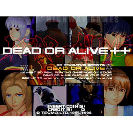 Dead or Alive ++ (Plus Plus) Arcade Machine - Dead or Alive ++ (Plus Plus) Arcade Machine Screenshot