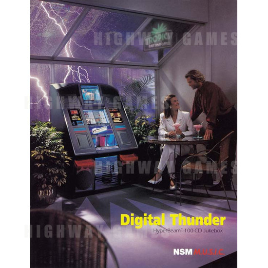 NSM Digital Thunder Jukebox - Brochure Front
