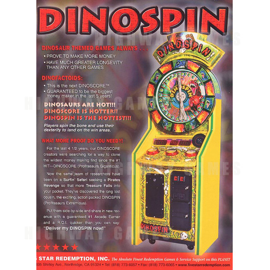 Dino Spin - Brochure