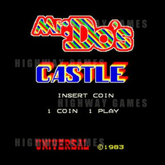 Mr Do's Castle - Title Screen 21KB JPG