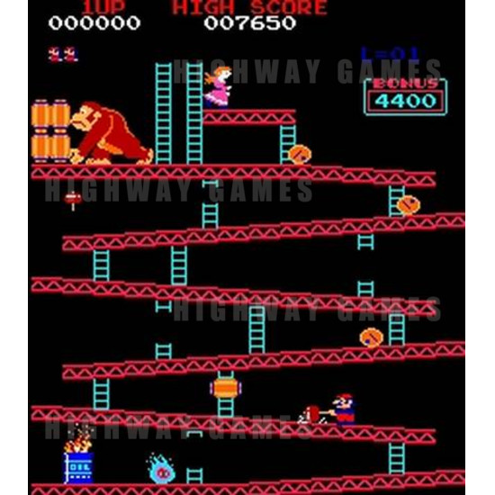 Donkey Kong - Screen Shot 1 31KB JPG