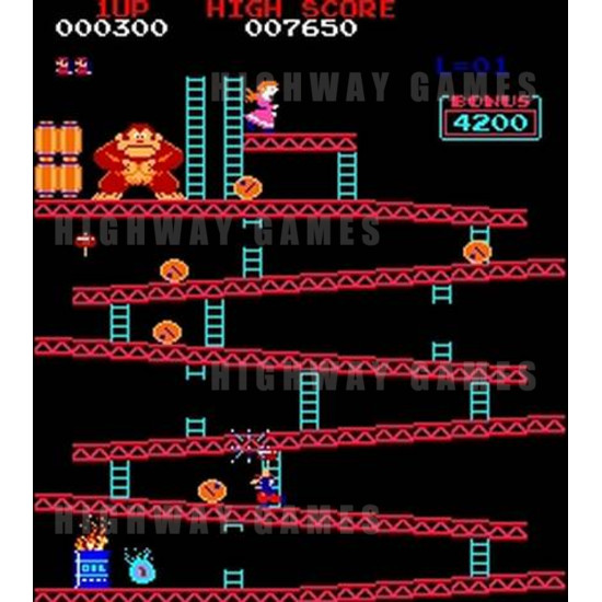 Donkey Kong - Screen Shot 2 32KB JPG