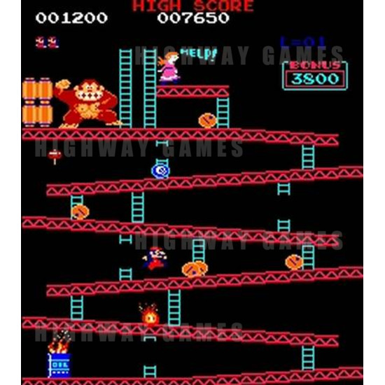 Donkey Kong - Screen Shot 3 31KB JPG