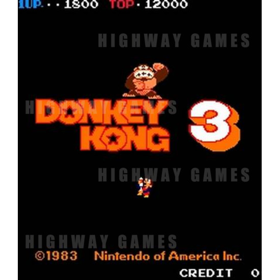 Donkey Kong 3 - title screen 16kb JPG