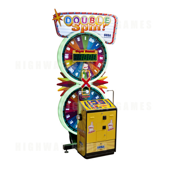 Double Spin Ticket Redemption Arcade Machine - Double Spin Cabinet
