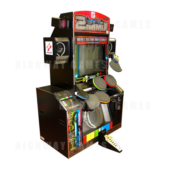 DrumMania 2nd Mix Arcade Machine - Full View