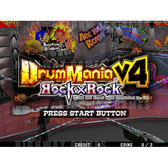 DrumMania V4 Arcade Machine - Screenshot