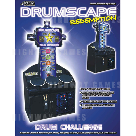 Drumscape Redemption Drum Challenge - Brochure