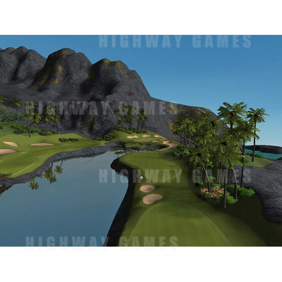 EA Sports PGA Tour Golf Challenge Arcade Machine - Screenshot