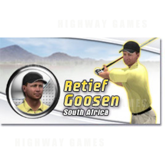 EA Sports PGA Tour Golf Challenge Arcade Machine - Retief Goosen