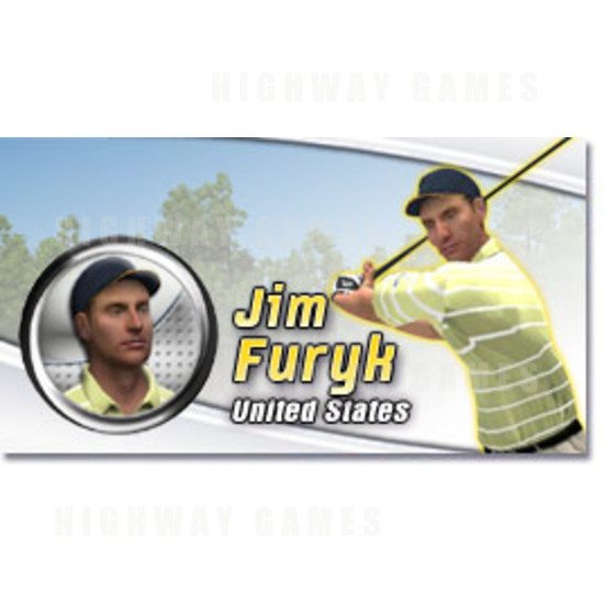 EA Sports PGA Tour Golf Challenge Arcade Machine - Jim Furyk