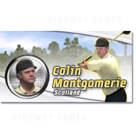 EA Sports PGA Tour Golf Challenge Arcade Machine - Colin Montgomerie
