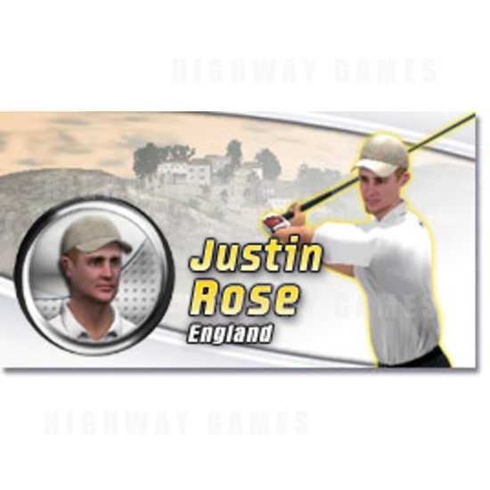 EA Sports PGA Tour Golf Challenge Arcade Machine - Justin Rose