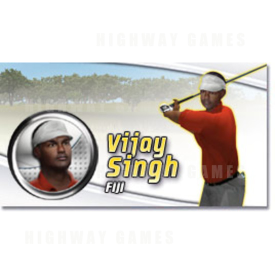 EA Sports PGA Tour Golf Challenge Arcade Machine - Vijay Singh