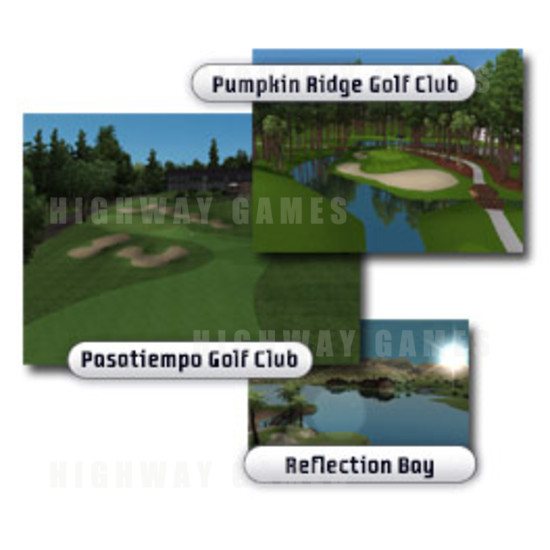 EA Sports PGA Tour Golf Challenge Arcade Machine - Real Courses