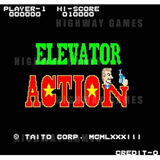 Elevator Action - Title screen 