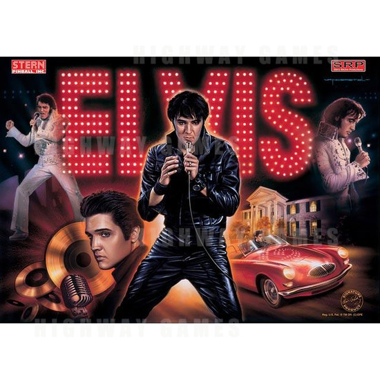 Elvis Gold Edition Pinball (2004) - Backglass