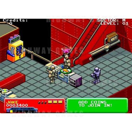 Escape from the Planet of the Robot Monsters - screen shot 3 36kb JPG