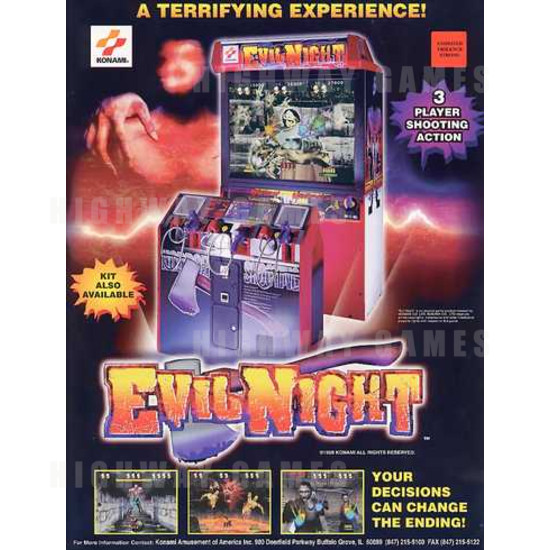 Evil Night - Brochure Front