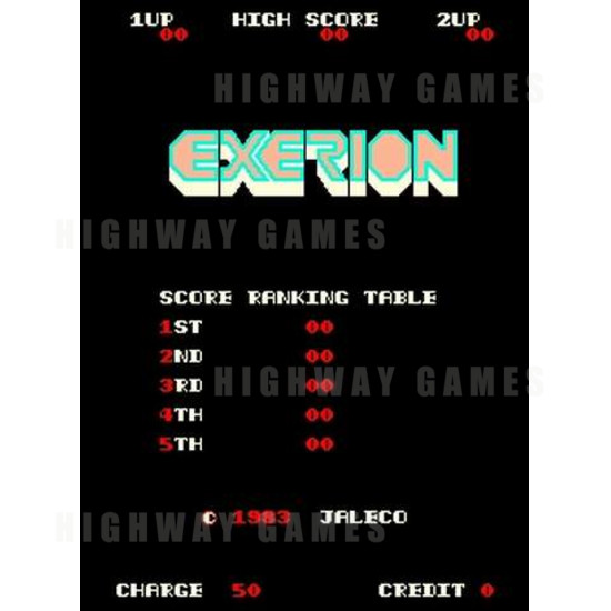 Exerion - Title Screen 14KB JPG