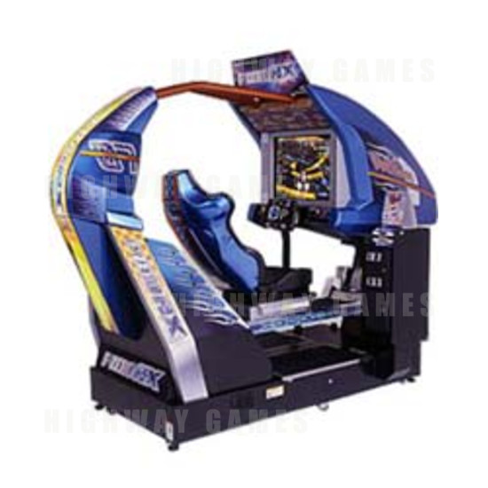 F-Zero AX Deluxe Arcade Driving Machine - Cabinet