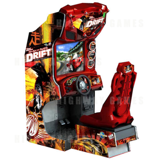 The Fast and The Furious Drift Arcade Machine - Cabinet