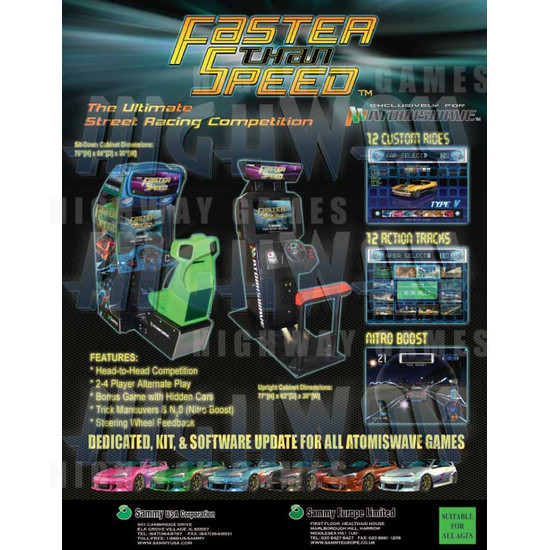 Faster Than Speed - Brochure Back
