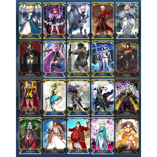 Fate/Grand Order Arcade - Fate Grand Order Cards