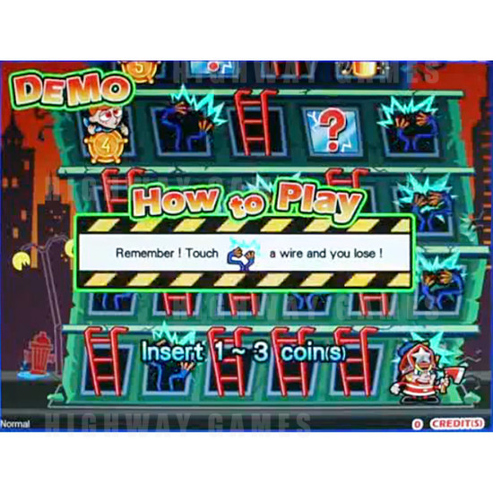 Fire Fighter Hero Medal Game Arcade Machine  - Screenshot