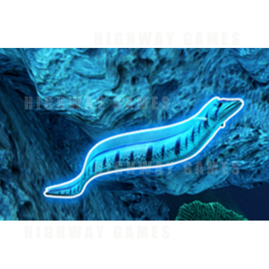 Fish Fork Master Arcade Machine - Fish Fork Master Feature - Electric Eel