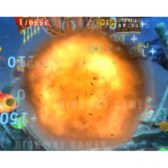 Fish Fork Master Arcade Machine - Fish Fork Master Feature - Super Explosion