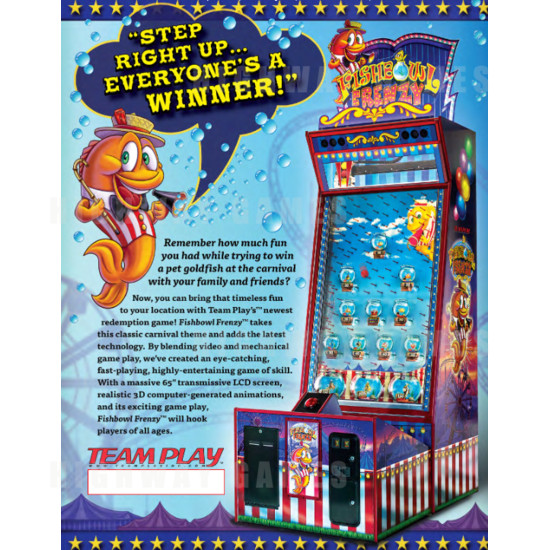 Fishbowl Frenzy Arcade Machine - Fishbowl Frenzy Arcade Machine Brochure