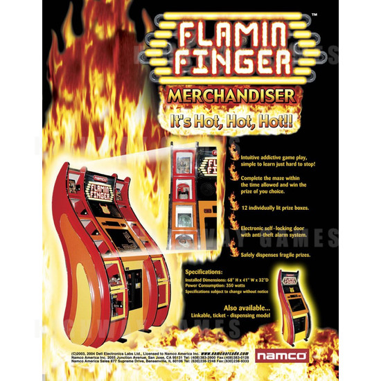 Flamin Finger Merchandiser - Brochure