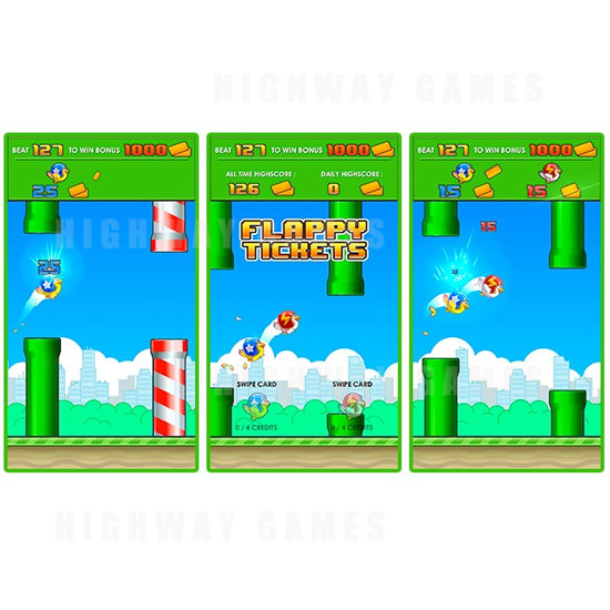 Flying Tickets Arcade Machine - Flying Tickets Arcade Machine Screenshots