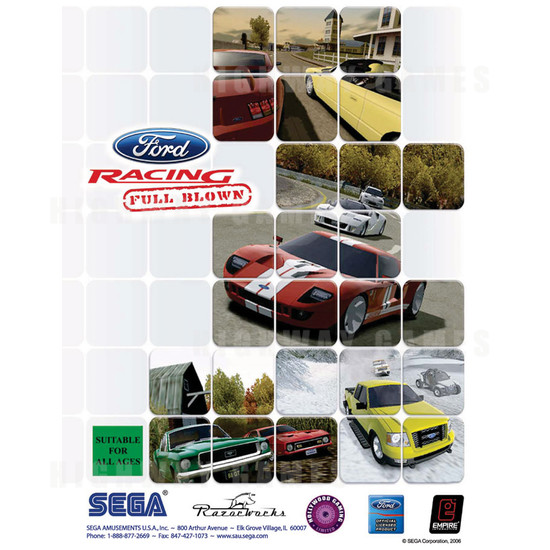 Ford Racing: Full Blown Single Cabinet - Brochure Front