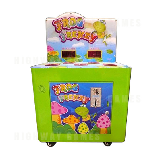 Frog Frenzy Arcade Machine - Front View