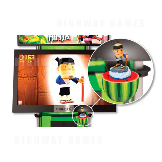 Fruit Ninja FX2 Arcade Machine - Fruit Ninja FX 2 Arcade Machine Figurines