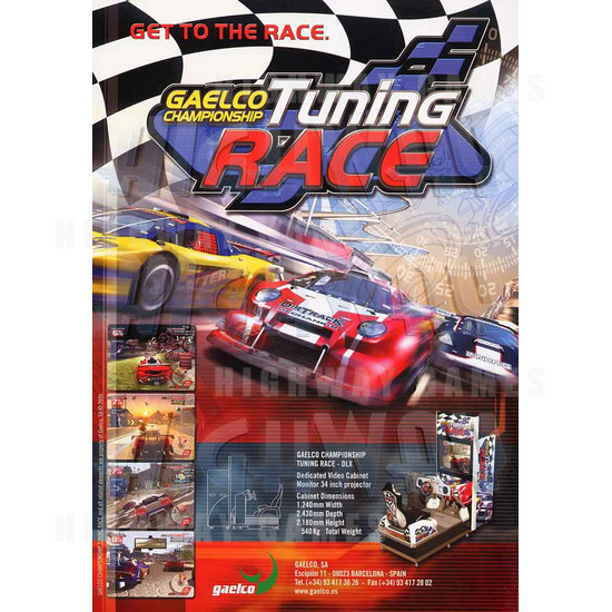 Gaelco Championship Tuning Race - Brochure