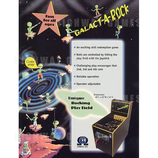 Galact-A-Rock - Brochure Front