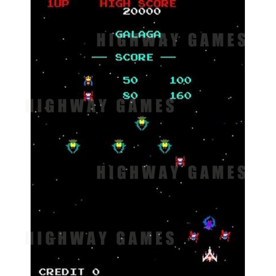 Galaga - Title Screen 15KB JPG