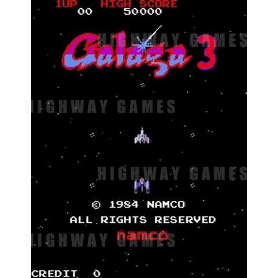 Galaga 3 - Title Screen 15KB JPG